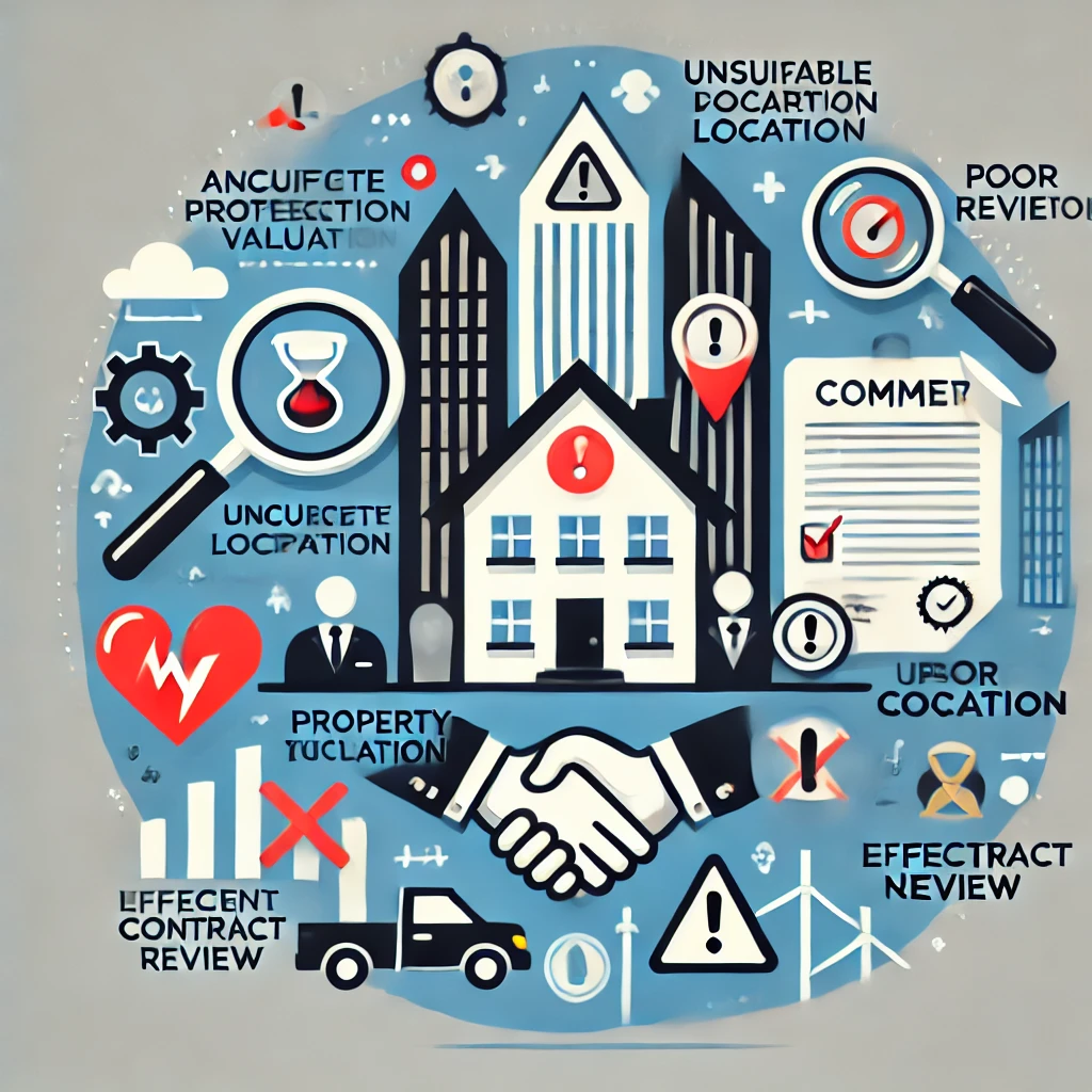 טעויות נפוצות בעסקאות נדל"ן מסחרי וכיצד להימנע מהן